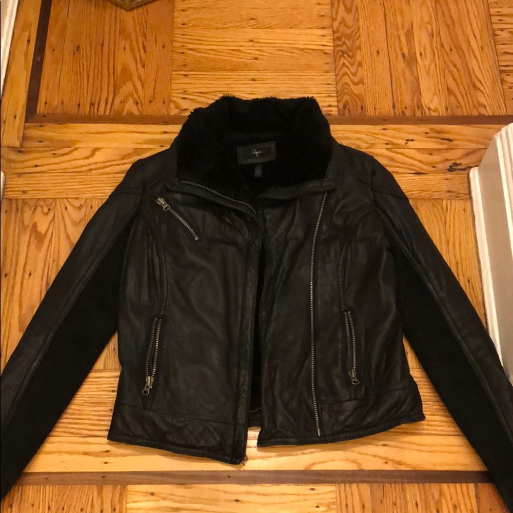Leather jacket
